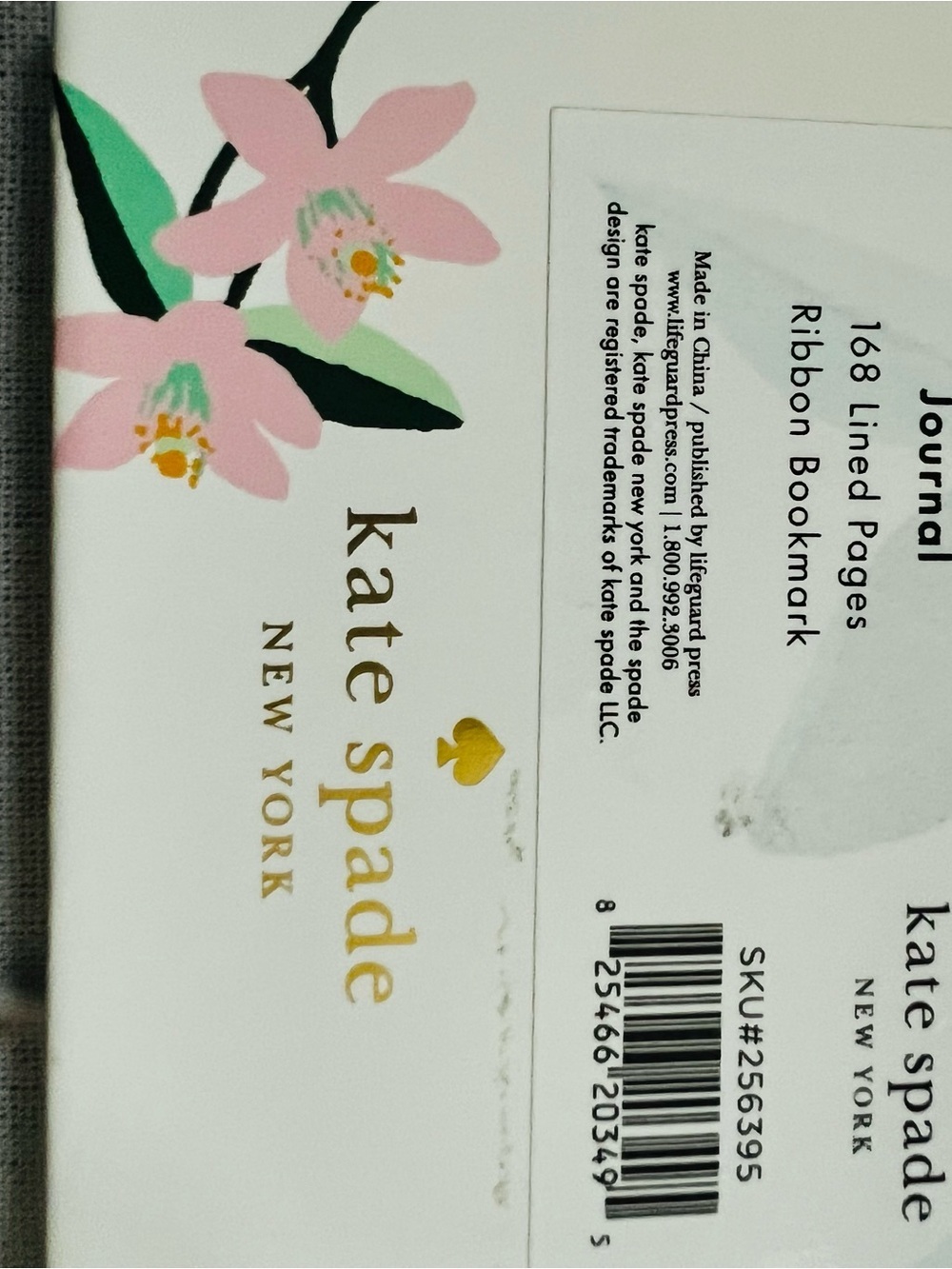 kate spade White & Orange Blossom Hardcover Journal - Picture 4 of 4